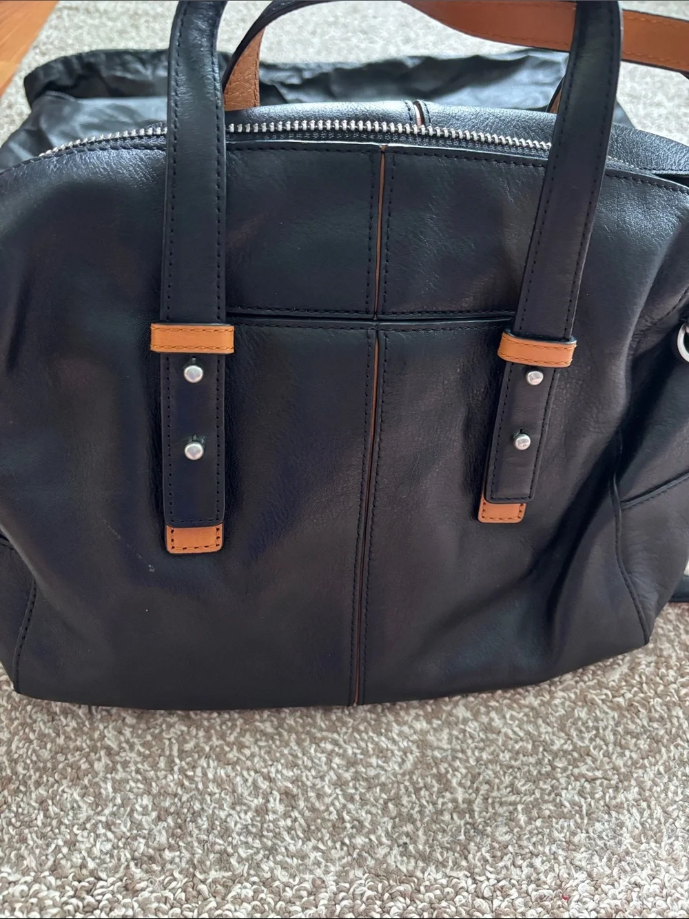 Vera Bradley structured satchel